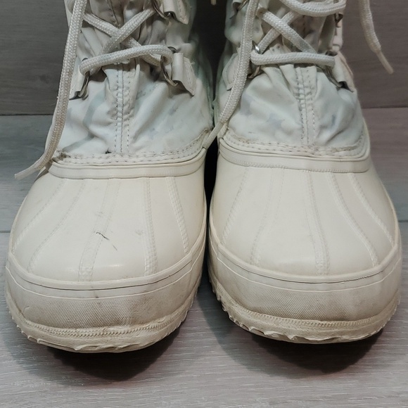 s-l400.jpg Vintage Sorel Women Snowlion Tall Insulated Lined  Duck Boots Canada sz 8